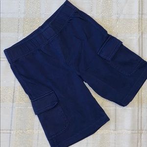 Gymboree boys size 7 navy soft cotton shorts. EUC